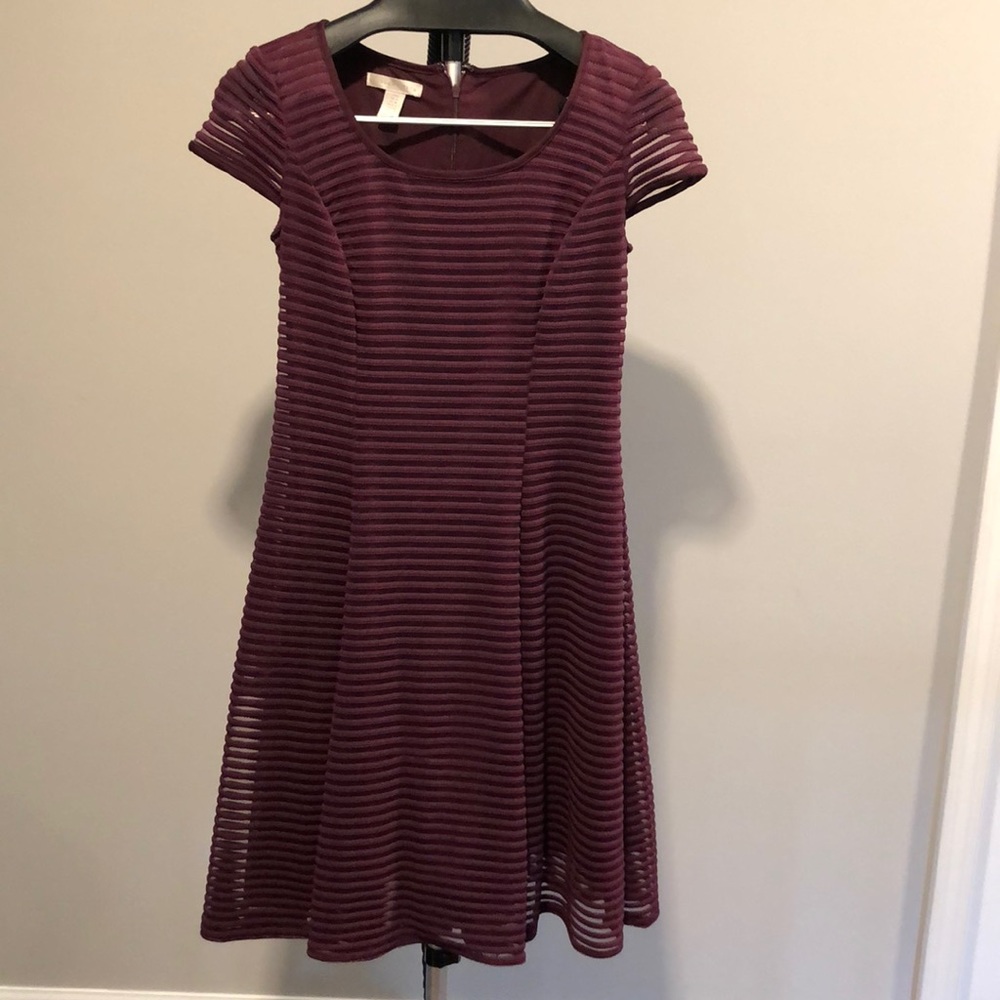 EUC London Times Wine colored dress. Size 6.
